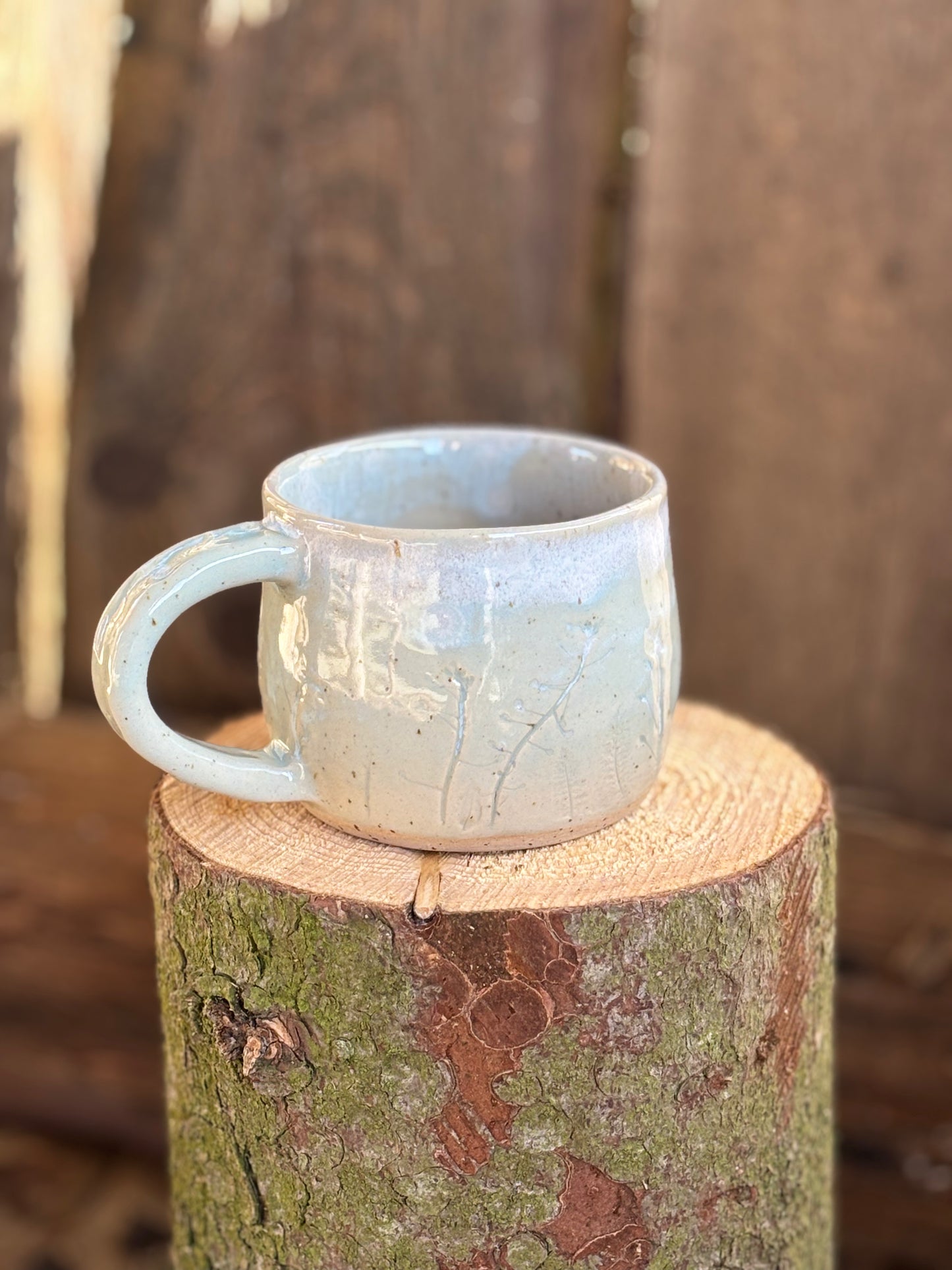 Blue Plants Mug - AnnaPoloDesign