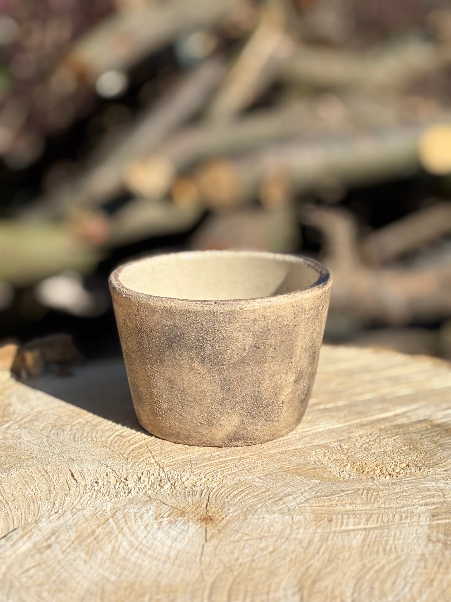 Small Round Flower Pot with Big Heart