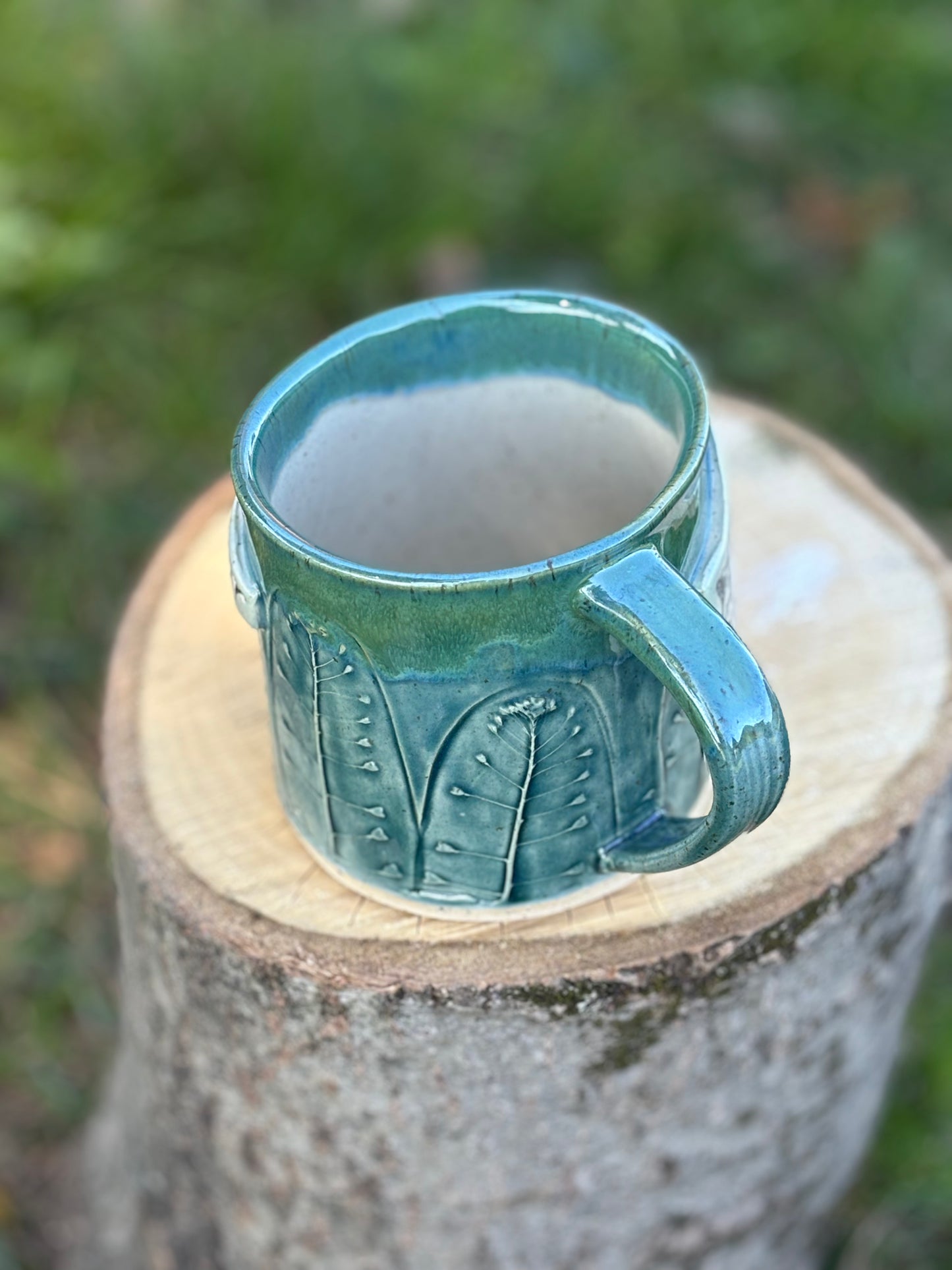 Papa Bear Green Mug