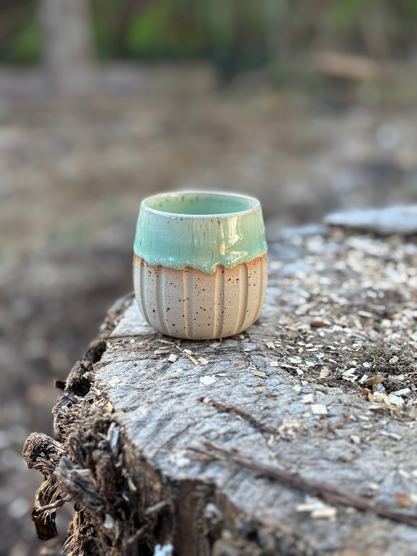 Handleless - Mint Sand Cup