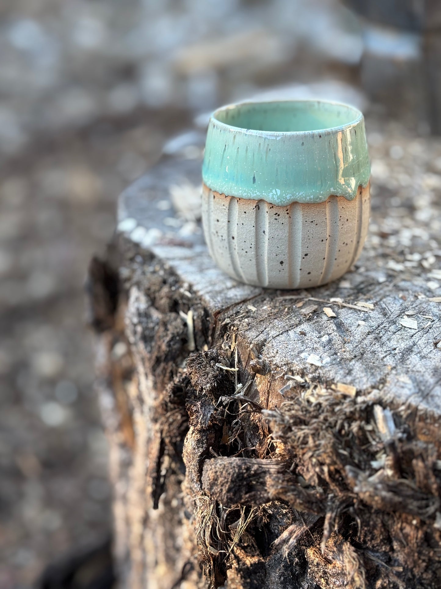 Handleless - Mint Sand Cup