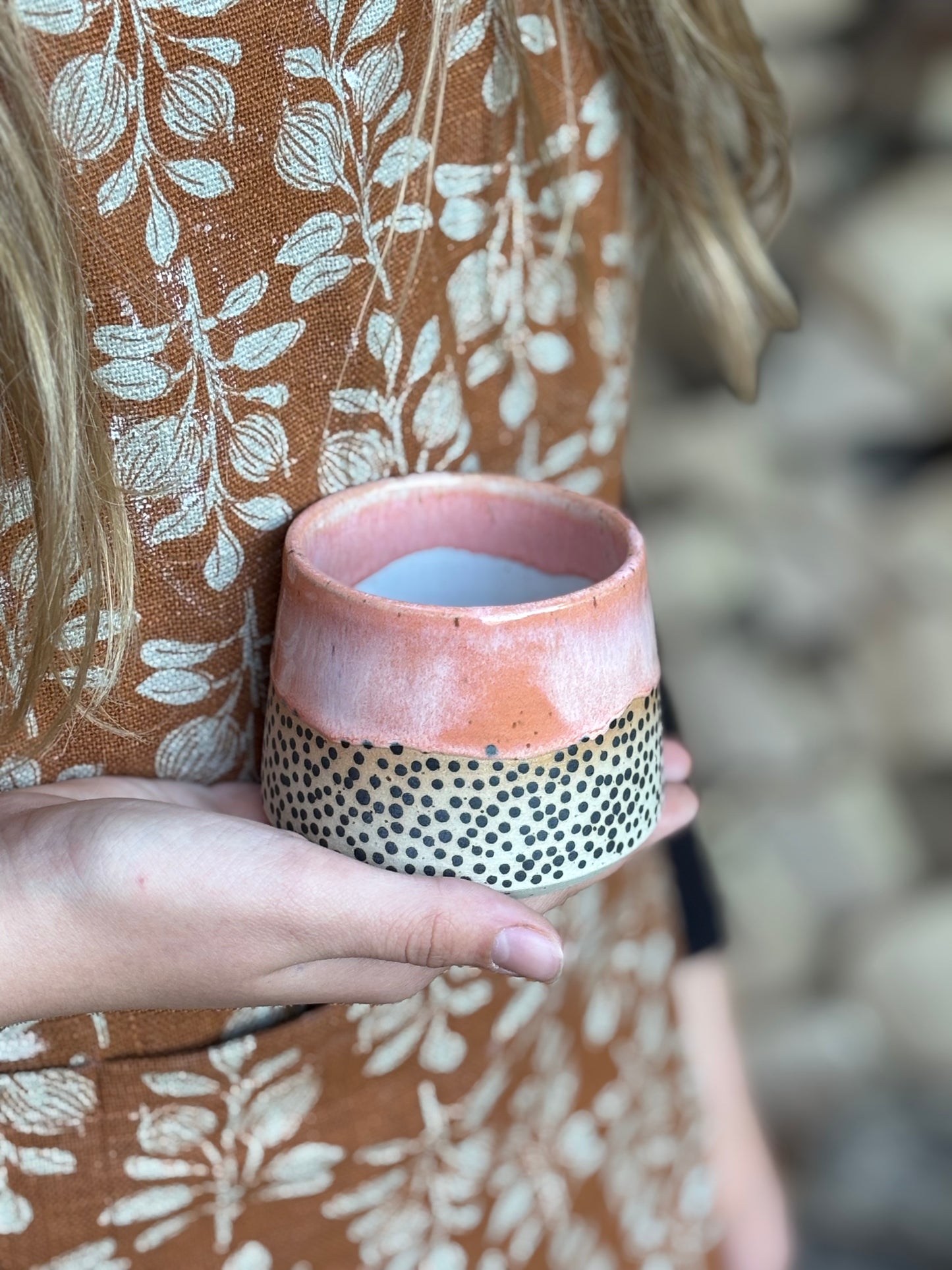 Handleless - Terra Dot Cup