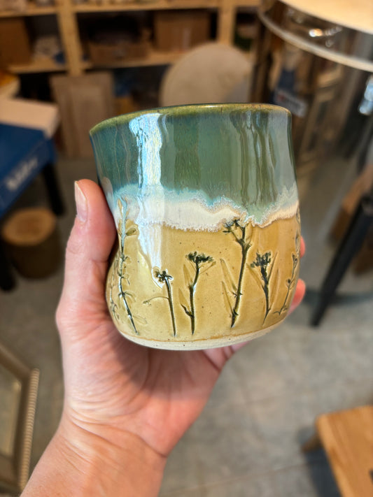 Dark Green Squeezed Mug