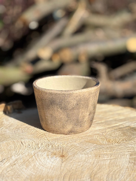 Small Round Flower Pot with Big Heart