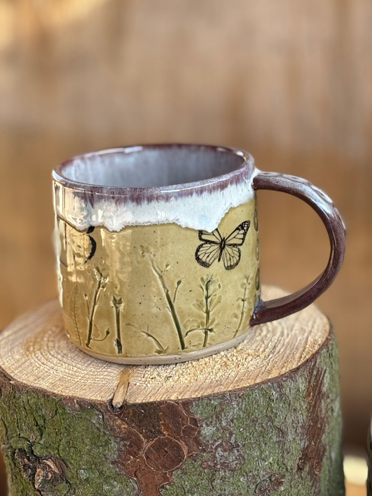Yellow Butterfly Mug